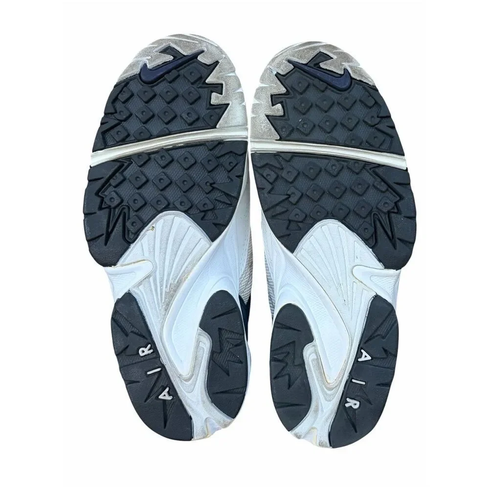 Vintage Nike 1996 Air Edge Cross-trainer Sneakers/Tennis Shoes White/Blue 7.5